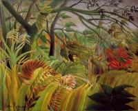 Henri Rousseau - Tiger in a Tropical Storm